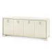 Blake Blanched Oak 4-Door Cabinet