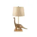 Bruno Antique Brass Lamp with Shade 14-inch Papyrus with Nickel