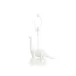 Bruno Plaster White Lamp Without Shade