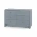 Bryant Linen Extra Large 6-Drawer Winter Gray