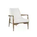 Bastian Driftwood and Frosted Alabaster Lounge Chair