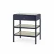 Caanan 1-Drawer Side Table Midnight Blue