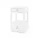 Camilla 2-Drawer Side Table Chiffon White