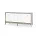 Cameron 4-Door Cabinet Soft Gray