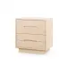 Cora 4-Drawer End Table, Sand
