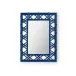 Clara Marine Blue Rectangular Mirror