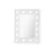 Clara Ghost White Rectangular Mirror