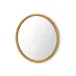 Cordelia Gold Leaf Round Mirror