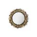 Eris Antique Brass Round Mirror