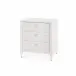 Fairfax 3-Drawer Side Table Vanilla