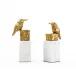 Finch Statue (Pair) Gold Leaf