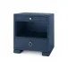 Frances 2-Drawer Side Table Deep Navy