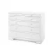 Frances 6-Drawer Chiffon White