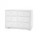 Frances Extra Large 6-Drawer Chiffon White