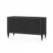 Hunter Extra Large 6-Drawer Black