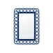 Loop Marine Blue Rectangular Mirror