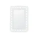 Loop Ghost White Rectangular Mirror