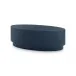 Mila Oval Coffee Table Blue Steel