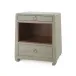 Ming 2-Drawer Side Table Sage Green