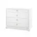 Ming Large 4-Drawer Chiffon White