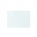 Morgan Grasscloth 1-Drawer Side Table Glass Top Clear