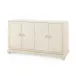 Meredith 4-Door Cabinet Canvas Cream