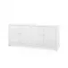 Meredith Extra Large 4-Door Cabinet Chiffon White