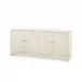 Meredith Extra Large 4-Door Cabinet Canvas Cream
