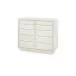 Parker Large 5-Drawer Silver Shimmer