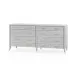 Paulina 12-Drawer Soft Gray