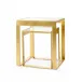Plano Side Table Gold Leaf