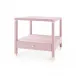 Pascal 1-Drawer Side Table Raspberry Shimmer