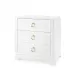Pavel 3-Drawer Side Table Chiffon White