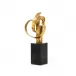 Ribbon Statue Gold Leaf
