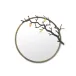 Rowan Antique Brass Round Mirror
