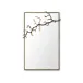 Rowan Antique Brass Rectangular Mirror Large