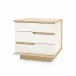 Simon 3-Drawer Side Table Light Natural Shimmer