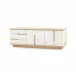 Simon 3-Drawer & 4-Door Cabinet Light Natural Shimmer