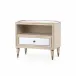 Sofia 1-Drawer Side Table Sand