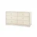 Stanford Extra Large 6-Drawer Blanched Oak