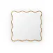 Thaisa Gold Leaf Square Mirror Small