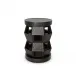 Zanzibar Stool/Side Table Black Onyx