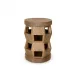 Zanzibar Stool/Side Table Desert Brown