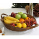 Oval Fruit Tray with Handles Large, 19"L x 16"W x 3.5"H