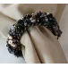 Jewelled Napkin Ring - Blackberries, set / 4 pcs