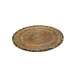 Round Placemat  w/ Beads, Dark Walnut, Set of 4 pcs (min 4 pcs)