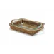 Rectangular Casserole Basket with Baking Dish (incl Pyrex 2 qt baker) 16"L x 9.5"W x 2"H