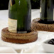 Wine & Champagne Coaster 6 in L x 6 in W 1.25 in H