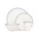 Abbesses Black 4-Pc Place Setting