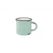 Tinware Set of 4 Espresso Mugs Pea green